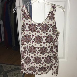 Patterned cute tank top